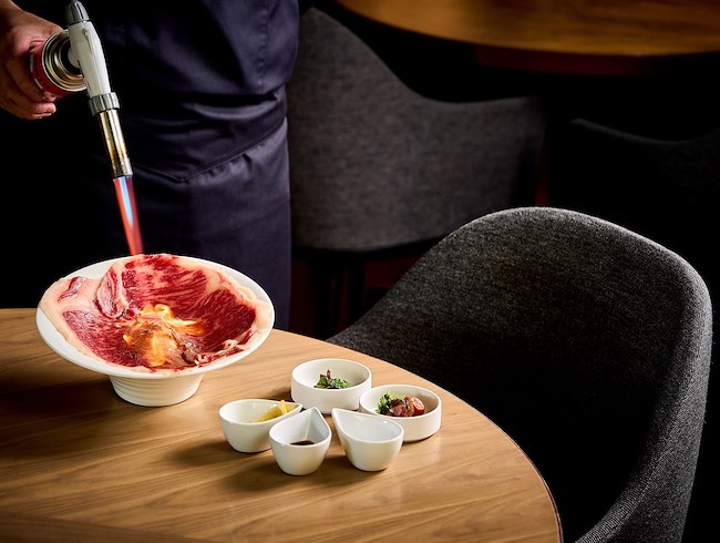 Wagyu OHMI beef sirloin bowl 